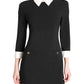 Tommy Hilfiger Women's Collared Shift Dress Sizes Black Size 2