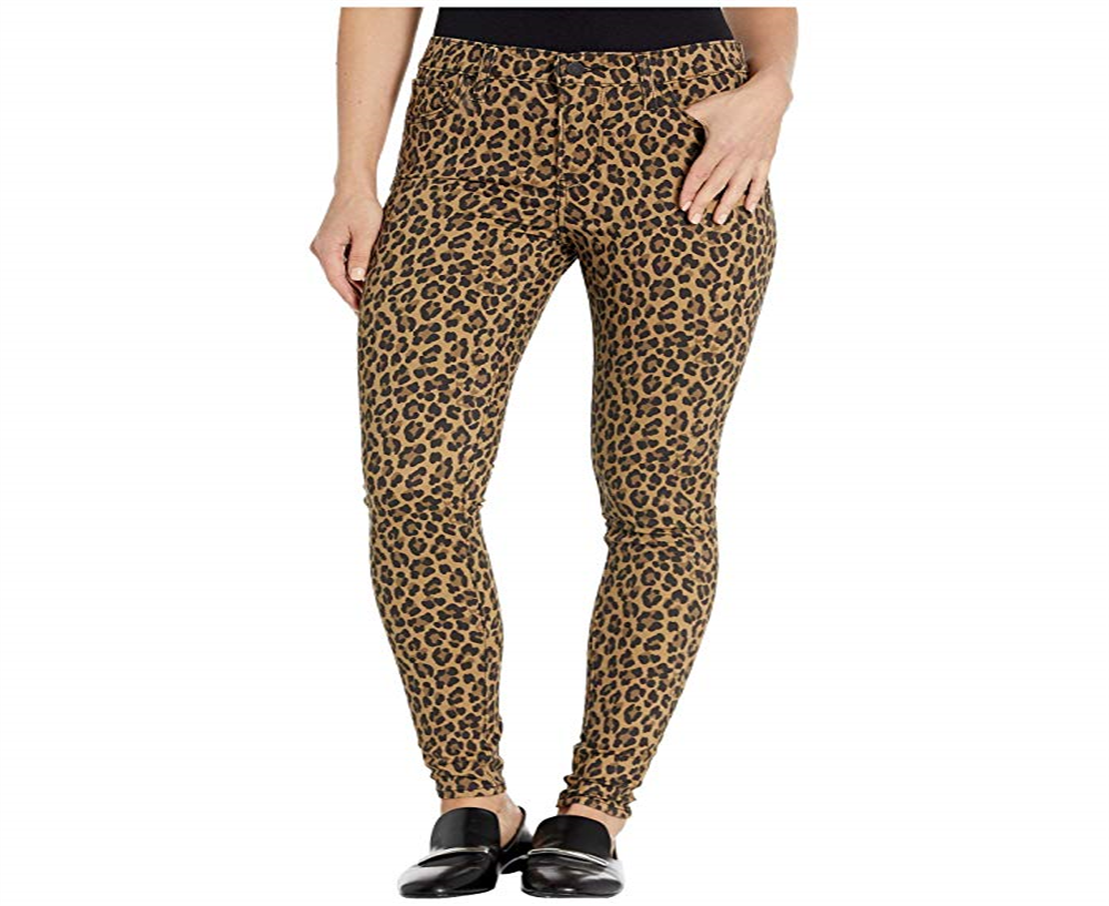 Levi's Women's High Rise Super Skinny Leopard Print Jeans Gold Leopard Size 31X30