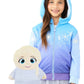 Cubcoats Transforming 2 in 1 X Disney Frozen(TM) Elsa 2-in-1 Stuffed Animal Hoodie Blue