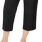 Charter Club Women's Capri Twill Pants Black Size 6