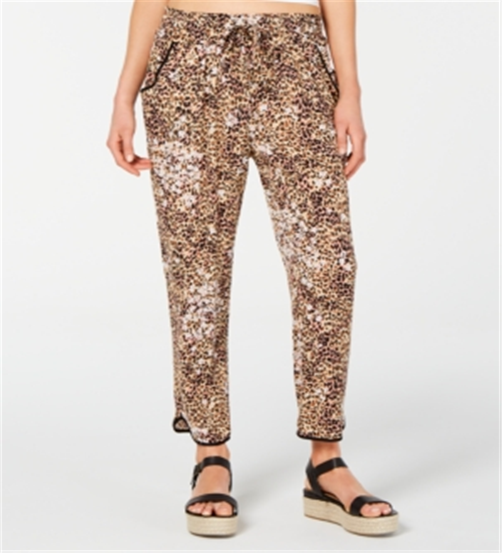 American Rag Junior's Ruffled Tulip Hem Soft Pants Brown Size XS