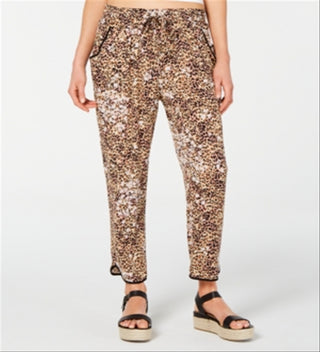 American Rag Junior's Ruffled Tulip Hem Soft Pants Brown Size XS