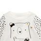 First Impressions Toddler Girl's Cotton Bears T-Shirt White White Size 4T