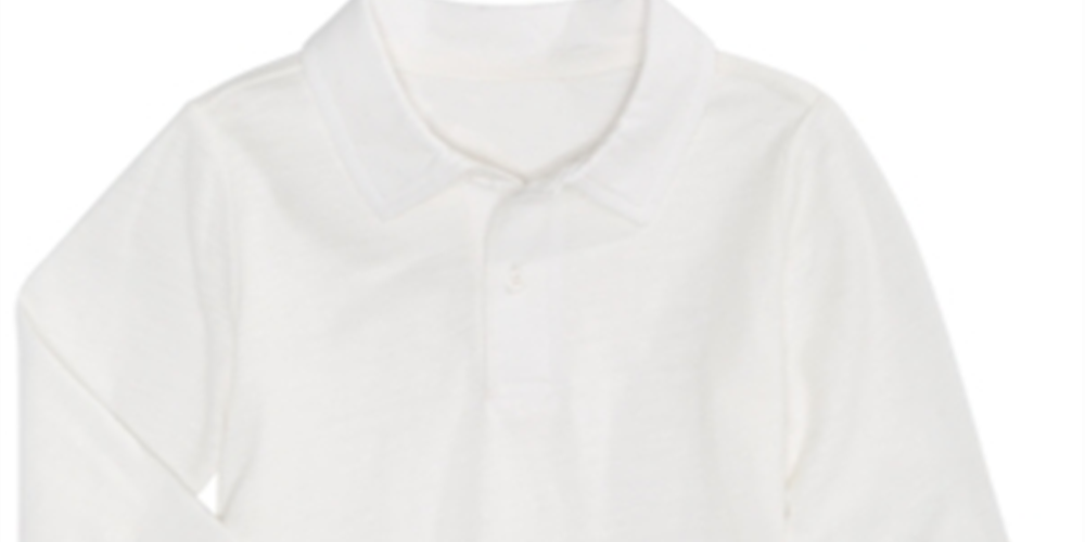 First Impressions Toddler Boy's Cotton Polo Shirt White Size 3T