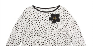 First Impressions Toddler Girl's Dot Print Cotton Tunic White Size 4T