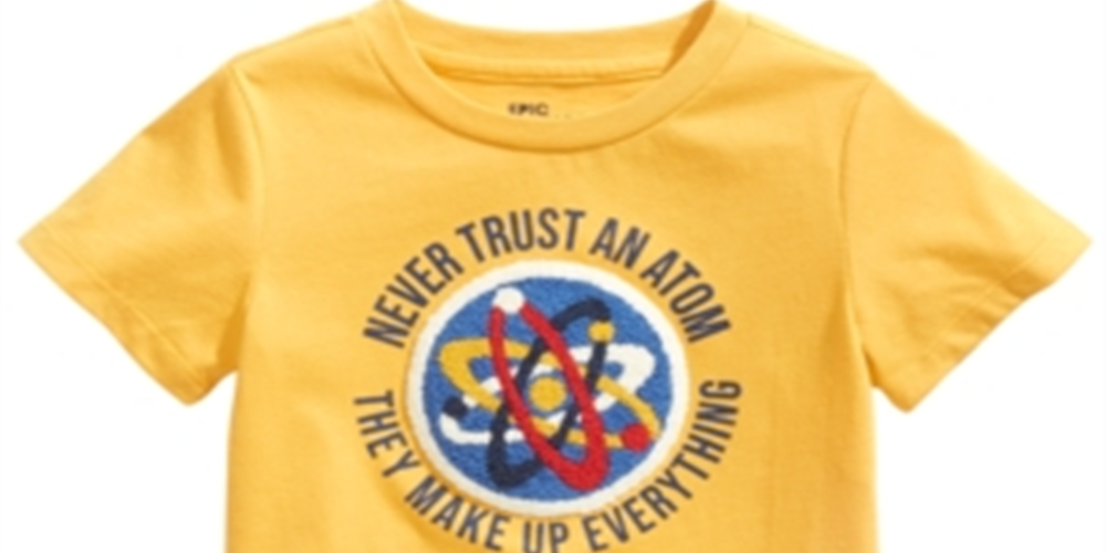 Epic Threads Little Boy's Atom Chenille T-Shirt Yellow Size 5