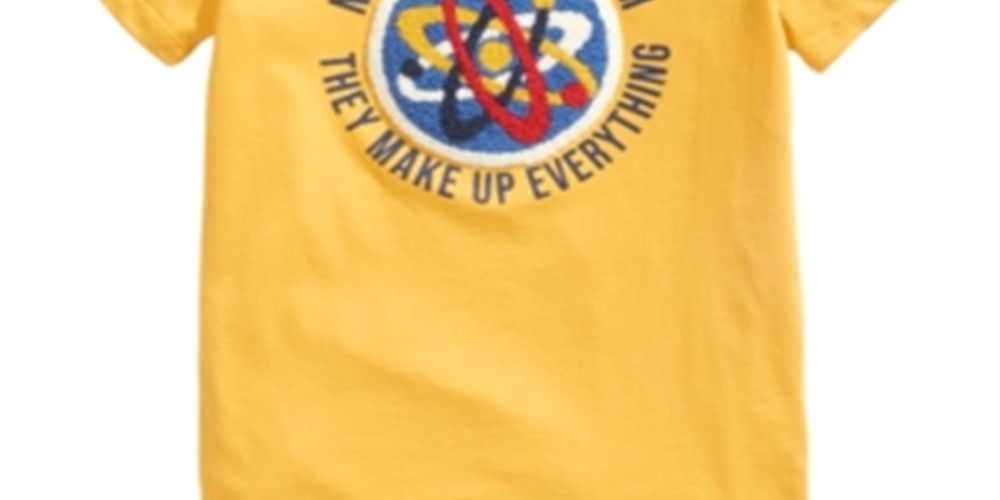 Epic Threads Little Boy's Atom Chenille T-Shirt Yellow Size 5