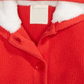 First Impressions Unisex Baby's Faux Sherpa Lining Hooded Red Size 12M