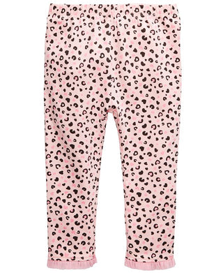 First Impressions Toddler Baby Girl's Tulle Hem Leggings Pink Size 3-6MOS