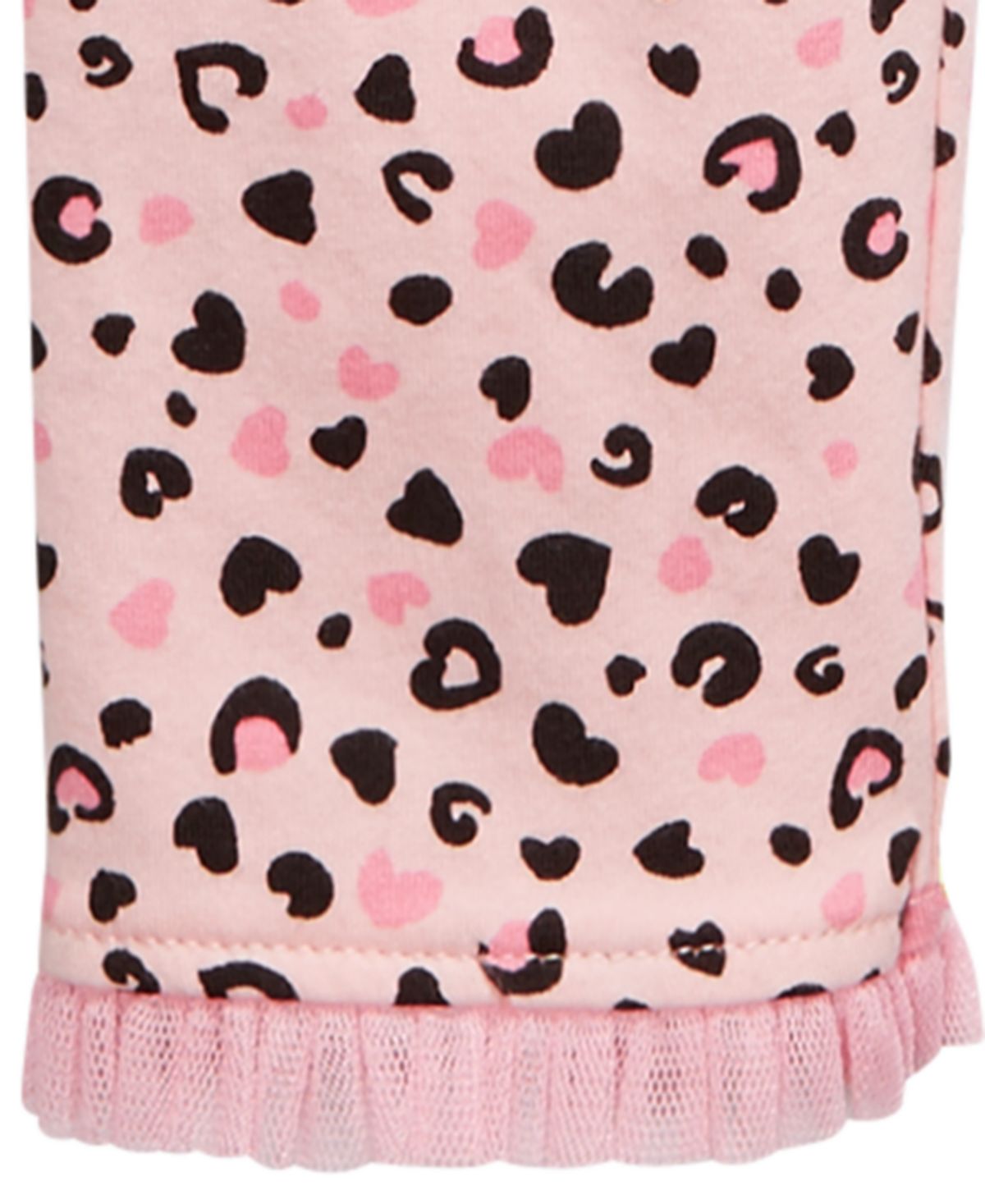 First Impressions Toddler Baby Girl's Tulle Hem Leggings Pink Size 3-6MOS