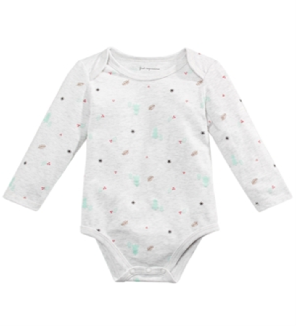 First Impressions Baby Boy's Tree Print Bodysuit Gray Size 6-9MOS