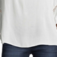 John Paul Richard Women's Crochet Trim Blouse White Size Large