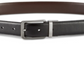 Perry Ellis Men's Annable Reversible Leather Dress Belt Black Size 40