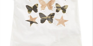 Epic Threads Little Girl's Butterflies T-Shirt White Size 6