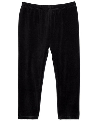 First Impressions Toddler Girl's Velour Leggings Black Size 4T