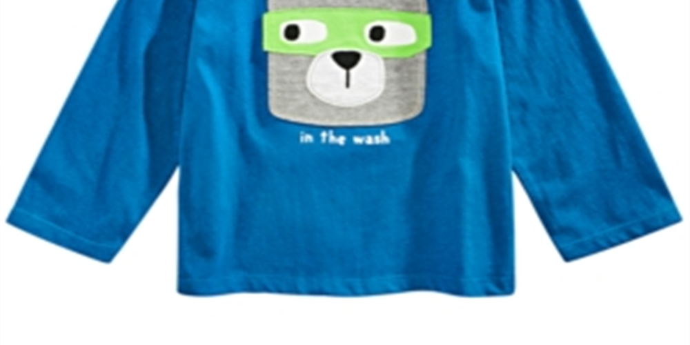 First Impressions Baby Boy's Cape Dog Print T-Shirt Blue Size 6-9MOS