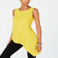 Alfani Women's Asymmetrical Hem Top White Size Petite XL