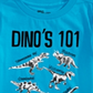 Epic Threads Little Boy's Dinos 101 T-Shirt Blue Size 7