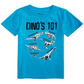 Epic Threads Toddler Boy's Dinos 101 T-Shirt Blue Size 3T