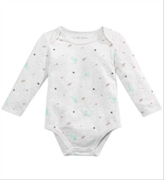 First Impressions Baby Boy's Tree Print Bodysuit Gray Size NEWBORN