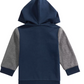 First Impressions Boy's Hooded Patchwork Jacket Various Blue Size 12MOS