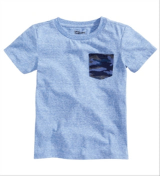 Epic Threads Toddler Boy's Camo Pocket T-Shirt Blue Size 3