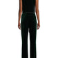 Vince Camuto Women's Tassel Belted Velvet Jumpsuit Green Size 8