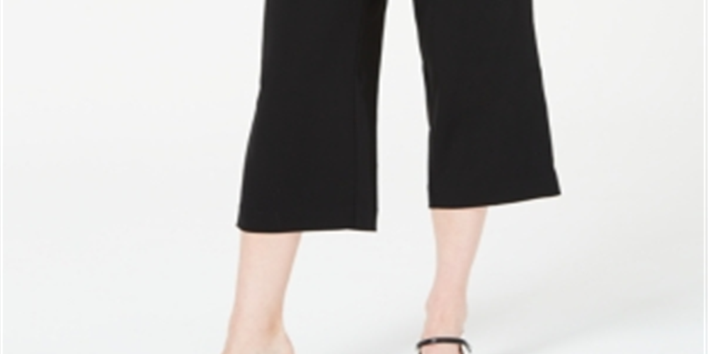 Alfani Women's Capri Pants Black Size Petite Large
