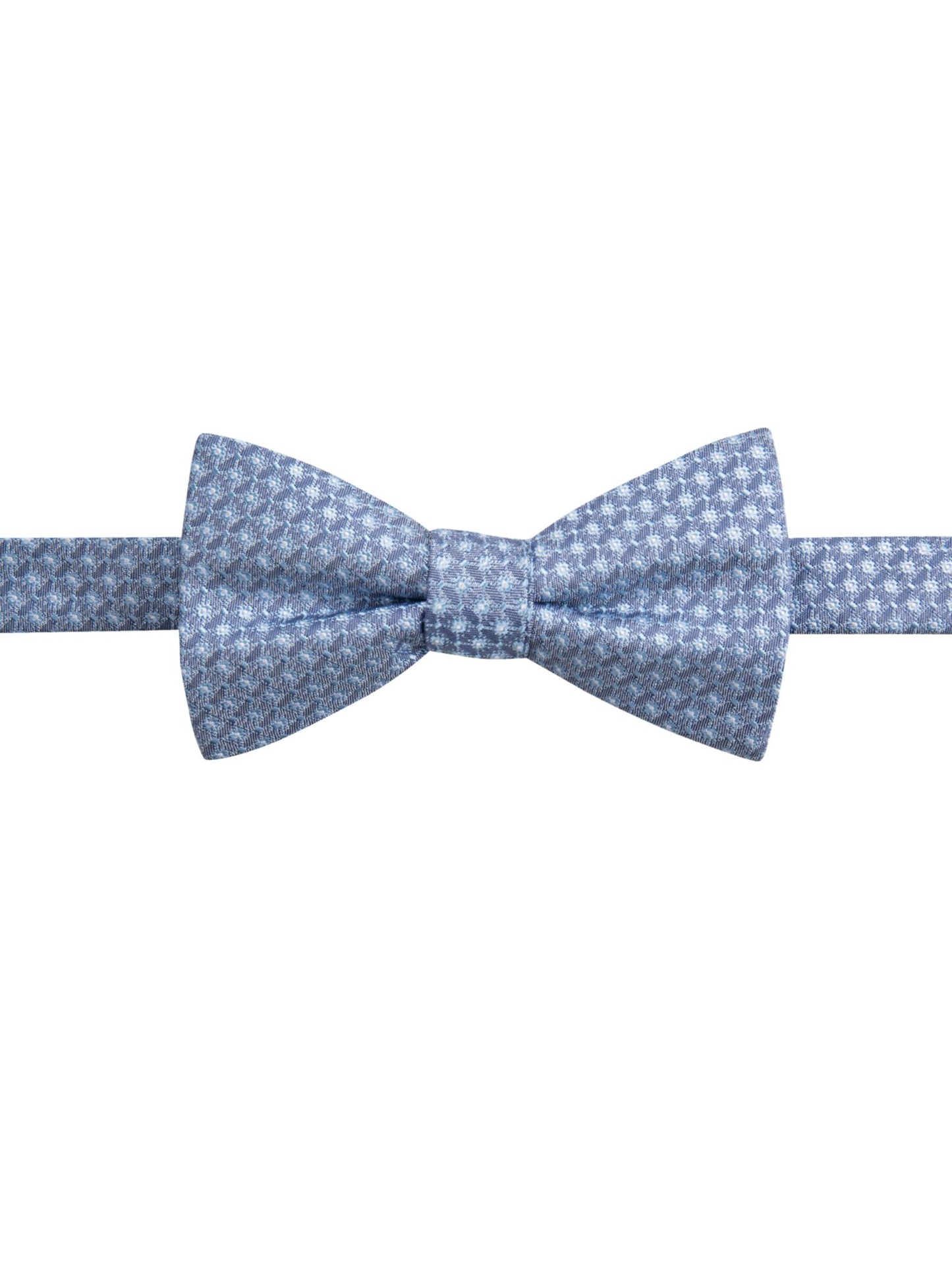 Ryan Seacrest Men's Neat Pre Tied Bow Tie Blue One Size