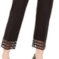 Alfani Women's Lace Hem Ankle Pants Black Size 6 Petite