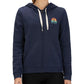 Hurley Women's Sail Away Logo Graphic Zip Hoodie -Blue Size -M