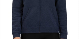 Hurley Women's Sail Away Logo Graphic Zip Hoodie -Blue Size -M