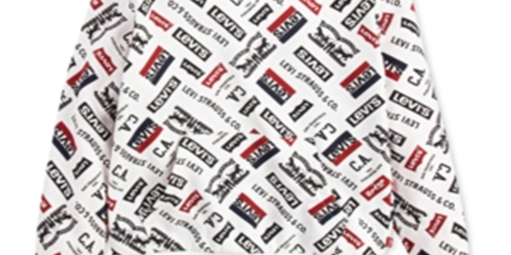 Levi's Little Boy's Fleece Logo Hoodie White Size 7