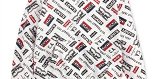 Levi's Little Boy's Fleece Logo Hoodie White Size 7