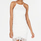 Speechless Girl's Sleeveless Lace Bodycon Dress White Size X-Large