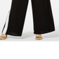 Love Squared Women's Plus Striped Surplice Neck Jumpsuit Black Size 2X