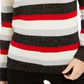 Charter Club Women's Striped Sweater Black Multi Size Petite XL