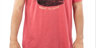 Rip Curl Men's Monstro Graphic T-Shirt Red Size L