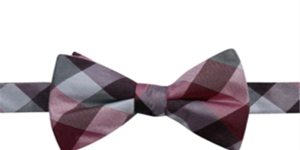 Ryan Seacrest Men's Pre Tied Bow Tie Purple Size One Size