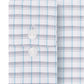 Calvin Klein Men's Logo Slim Fit Stretch Collar Dress Shirt Blue Size 17.5X34X35