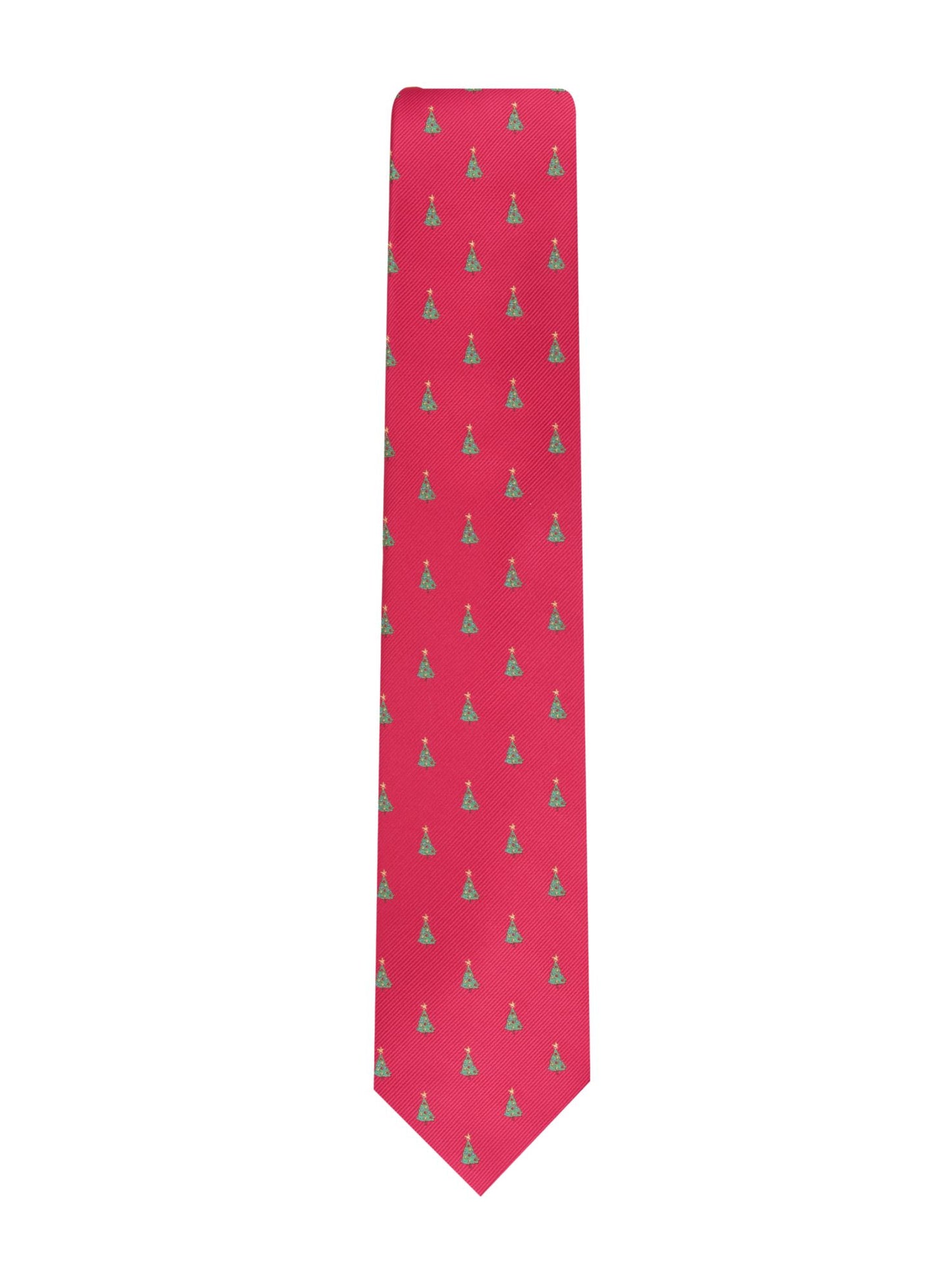 Club Room Men's Graphic Classic Neck Tie Red Size Regular