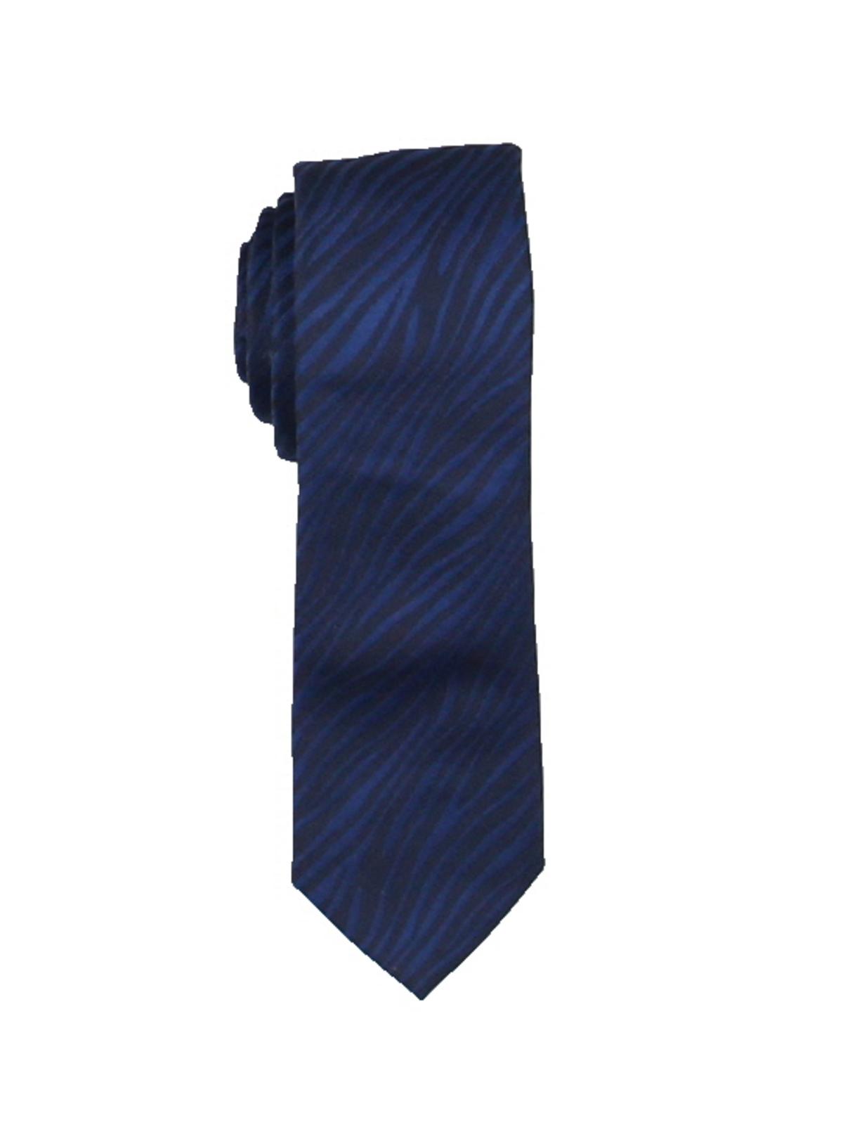 INC International Concepts Men's Burchell Animal Print Professional Neck Tie Blue Size Regular