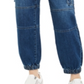 INC International Concepts Women's Cargo Ankle Jogger Jeans Blue Size 2