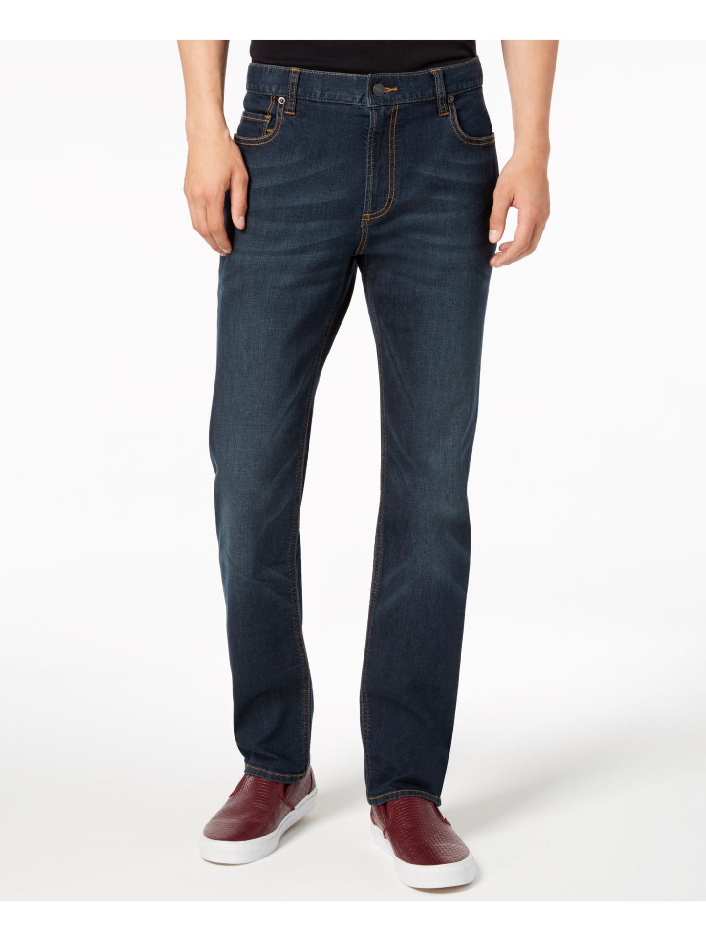 American Rag Men's Straight Fit Jeans Blue Size 36X30