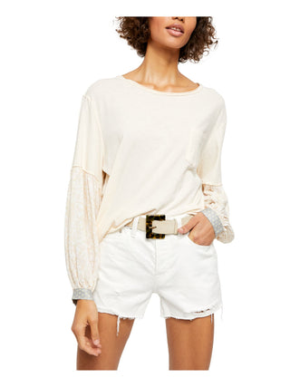 Free People Women's Jade Top Brown Size X-Small