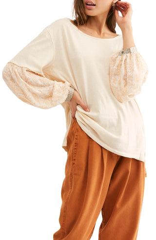 Free People Women's Jade Top Brown Size X-Small