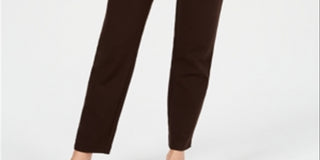 Charter Club Women's Pull on Ponte Knit Pants Brown Size 16X3
