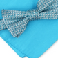 Alfani Men's Murphy Pocket Square 2 Piece Bow Tie Blue Size Regular