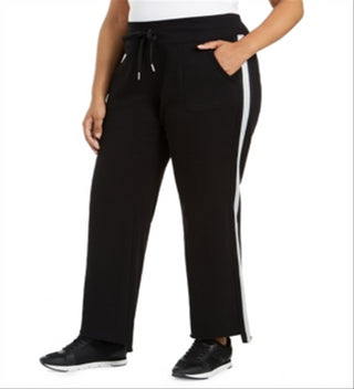 Calvin Klein Women's Plus Track Pants Black Size 3X