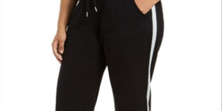 Calvin Klein Women's Plus Track Pants Black Size 3X